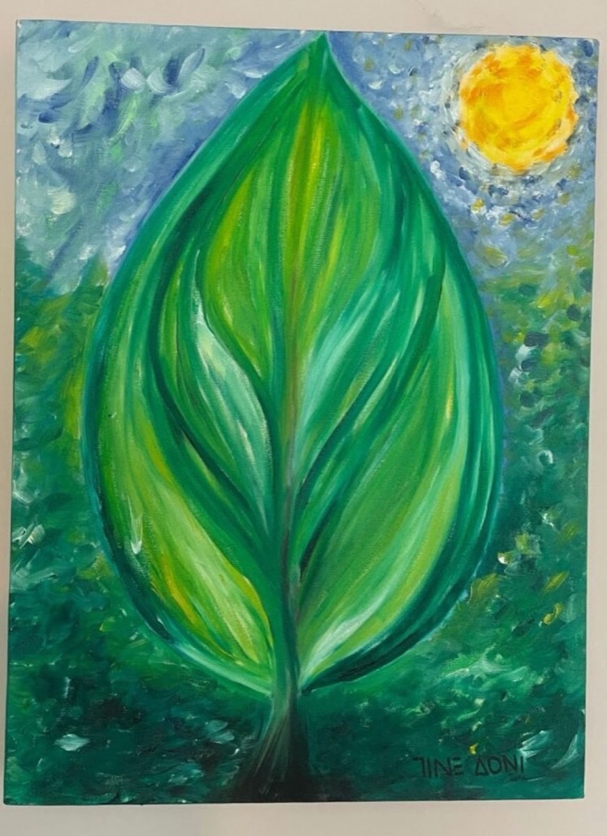 Pintura Nem uma folha cai